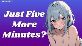 [F4M] Just Five More Minutes? | Girlfriend Experience Morning Sex ASMR Audio Roleplay