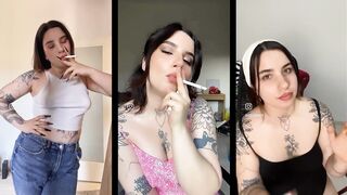 Alternative Hottie Sexy Smoking Compilation