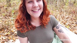 Ersties - Cute American Girl Autumn Finds A Quiet Place To Masturbate Outdoors