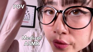 Eye Exam from Asian Doctor Tricks You -ASMR Handjob- KImmy Kalani