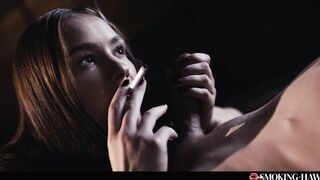 18 Yo Teen MATTY MILA PEREZ Smoking Porn - Smoking Fetish Cigarette Blowjob Tasting Cum