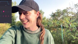 Risky Trail Walk With My Lush! | Public Orgasm | Remote Vibrator