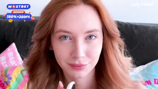 Lustful ASMR artist fucked on camera and got a creampie