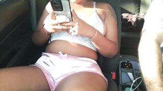 I masturbate in my boyfriend's car and he makes a hot video