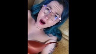 I convince you to fuck me hard I'm obsessed with your cock (POV) - French Alt Blowjob Full Movie