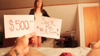 Playing a game with my Stepmom - WIN $500 or BJ